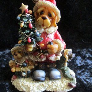 Vintage 1996 Barkley Crossing "Santa Paws" Collectible Edition Figurine 3A/909